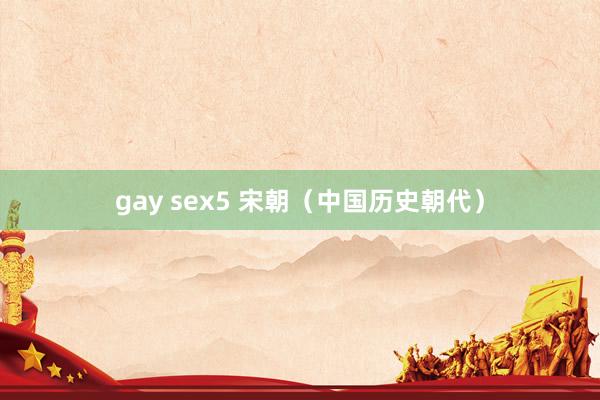 gay sex5 宋朝(中国历史朝代)