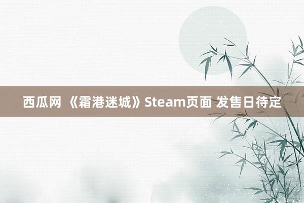 西瓜网 《霜港迷城》Steam页面 发售日待定