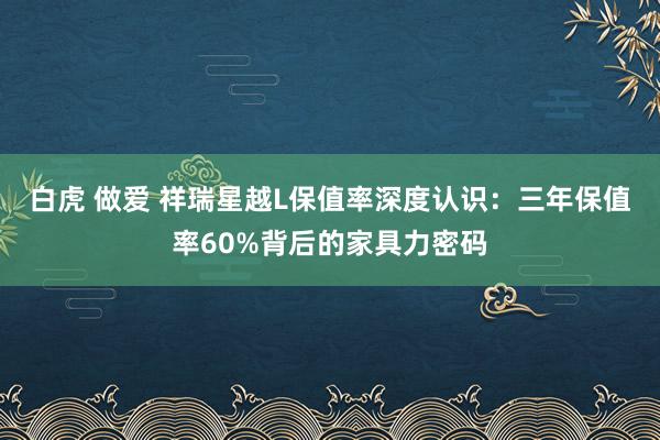 白虎 做爱 祥瑞星越L保值率深度认识：三年保值率60%背后的家具力密码