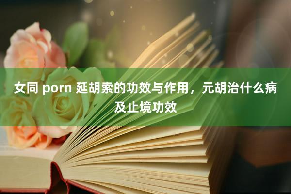 女同 porn 延胡索的功效与作用，元胡治什么病及止境功效